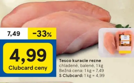 Tesco kuracie rezeň