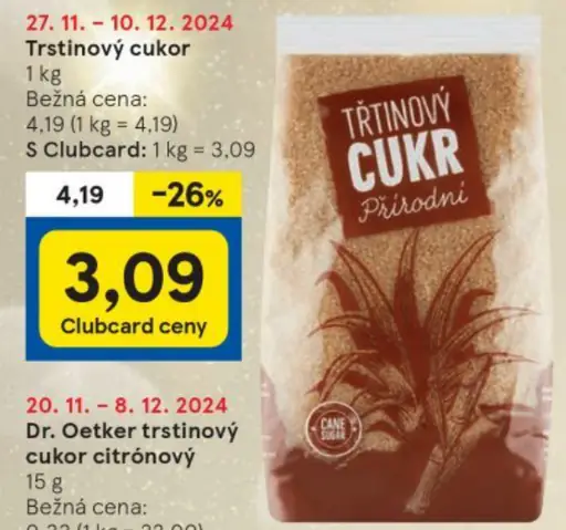 Dr. Oetker trstinový cukor citrónový