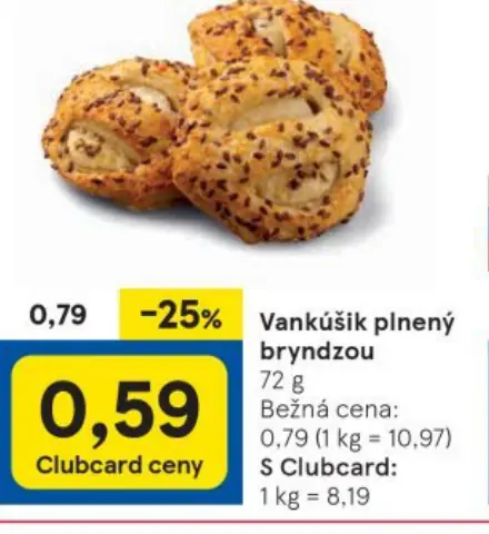 Vankúšik plnený bryndzou