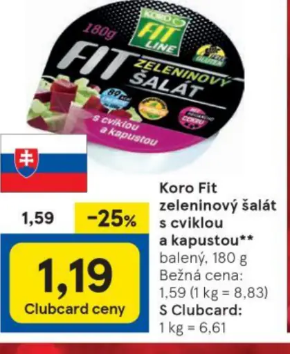 Koro Fit zeleninový šalát