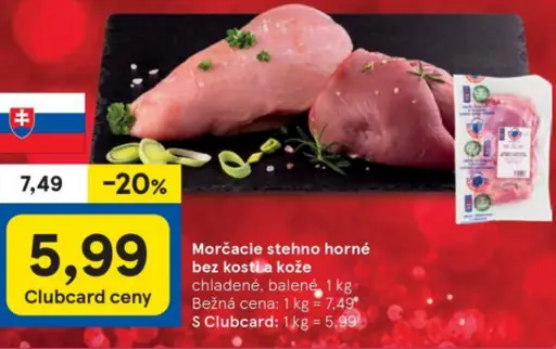 Morčacie stehná horné bez kosti