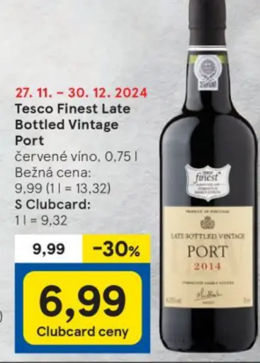 Tesco Finest Late Bottled Vintage Port