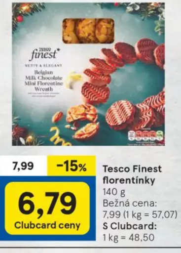 Tesco Finest florentínky