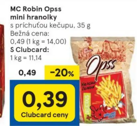 MC Robin Opss mini hranolky