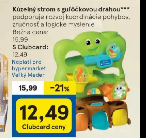 Kúzelný strom s guličkovou dráhou