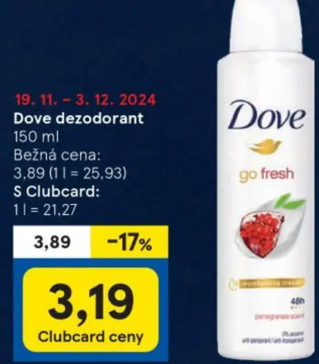 Dove dezodorant