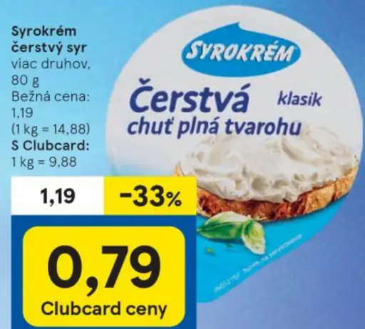 Syrokrém čerstvý syr