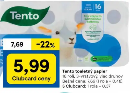 Tento toaletný papier