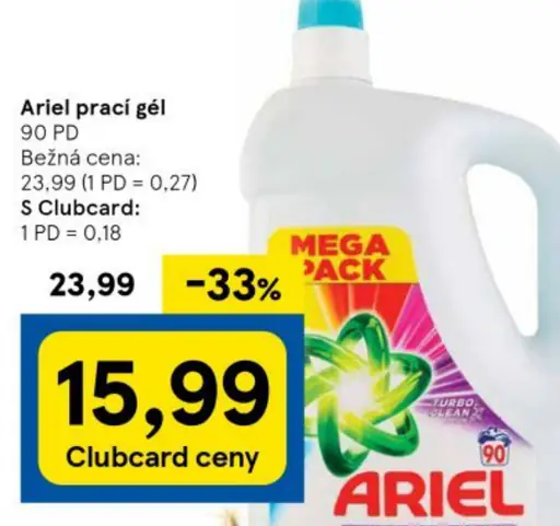 Ariel praci gél