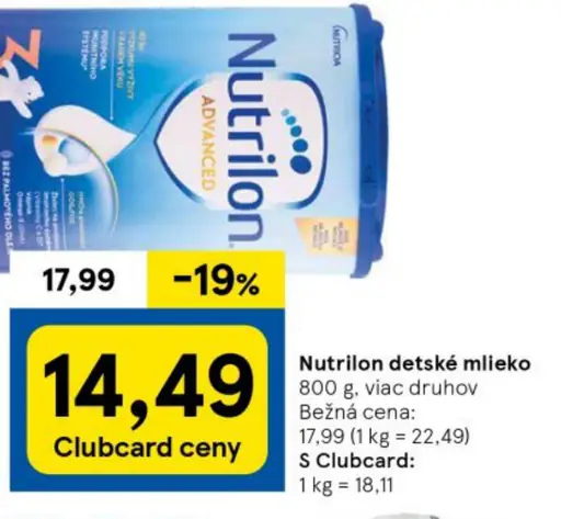 Nutrilon detské mlieko