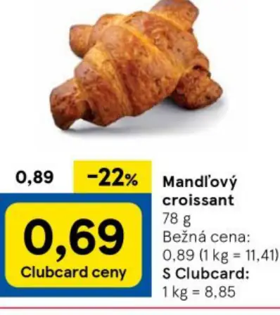 Mandľový croissant