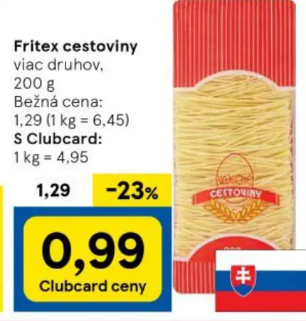 Fritex cestoviny