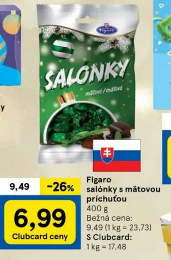 Salónky s mätovou príchuťou