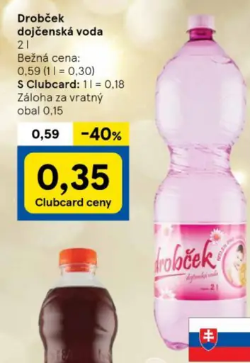 Drobček dojčenská voda