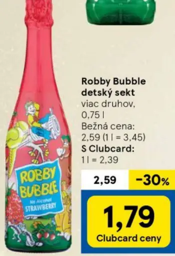 Robby bubble detský sekt