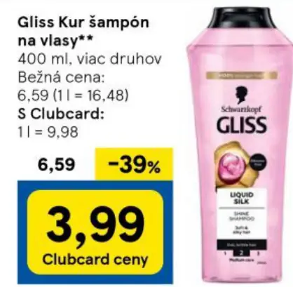 Gliss Kur šampón na vlasy