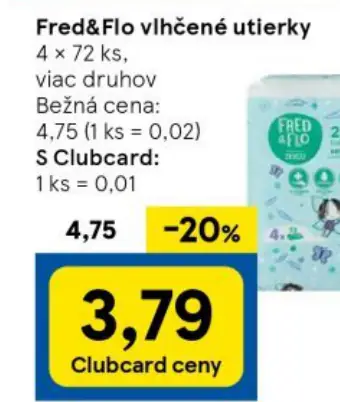 Fred & Flo vlhčené utierky