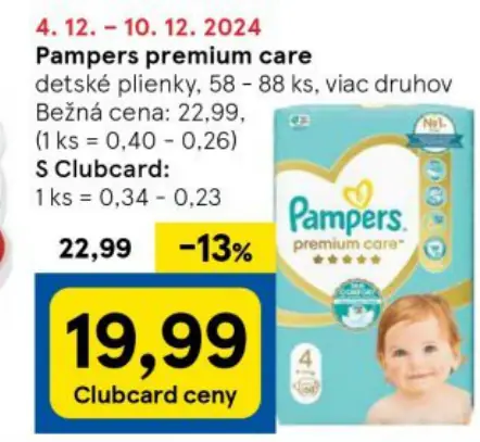 Pampers premium care