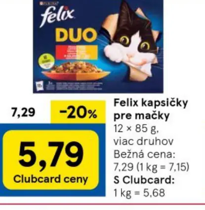 Felix kapsičky pre mačky