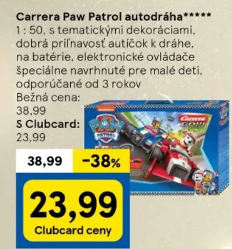 Carrera Paw Patrol autodraha