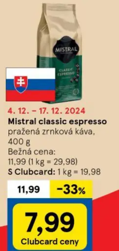 Mistral classic espresso