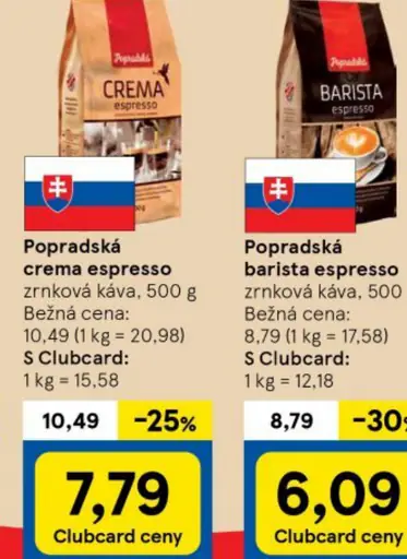 Popradská crema espresso