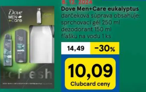 Dove Men+Care eukalyptus darčeková súprava