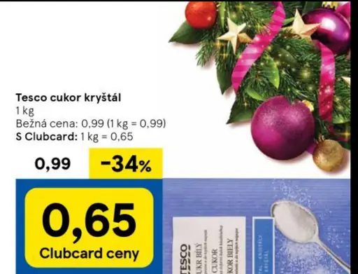 Tesco cukor kryštál