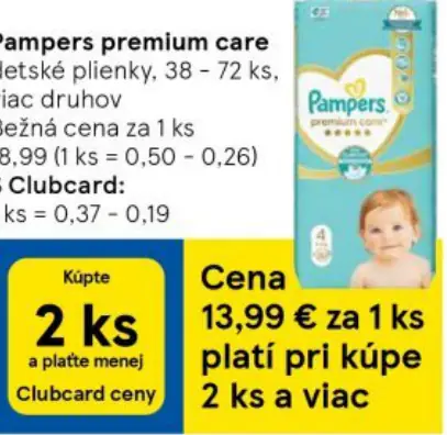 Pampers premium care