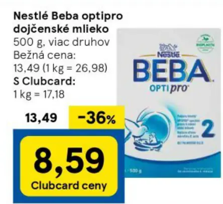 Beba Optipro dojnčenské mlieko