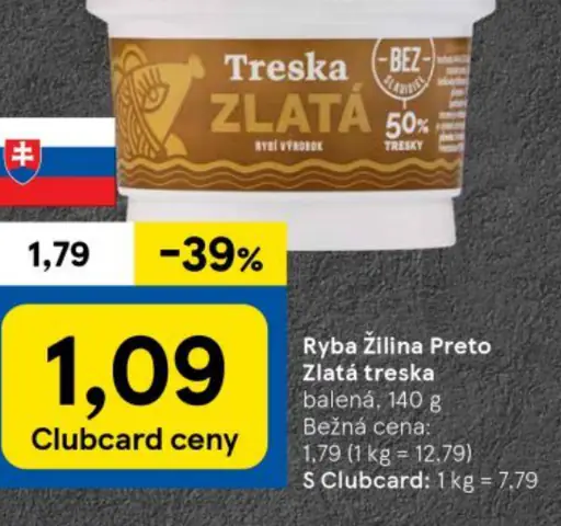 ZLATÁ Treska