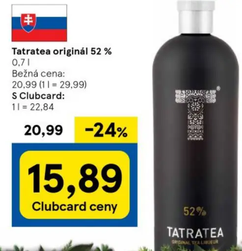 Tatratea originál 52 %