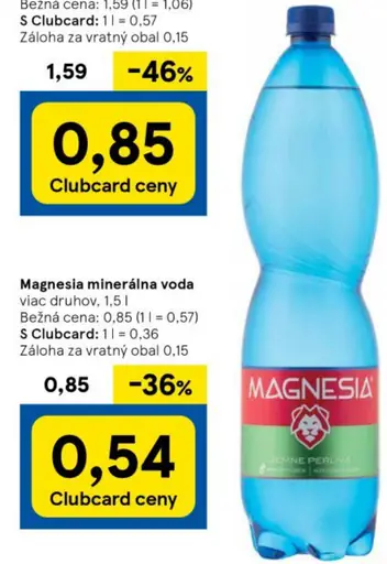 Magnesia minerálna voda