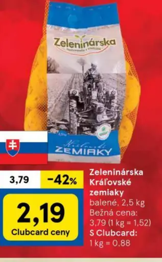 Zeleninárska Kráľovské zemiaky