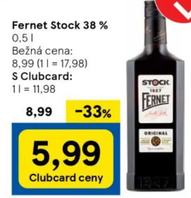 Fernet Stock 38 %