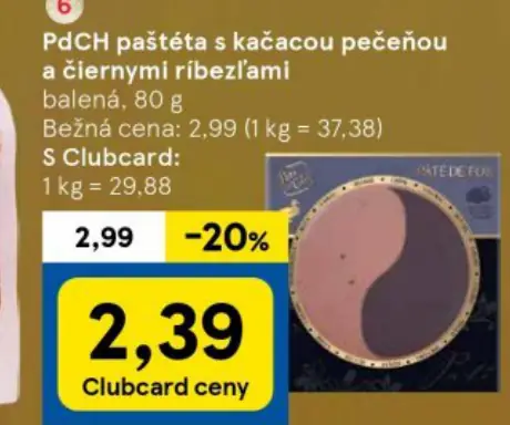 PdCH paštéta s kačacou pečeňou a čiernymi ríbezľami