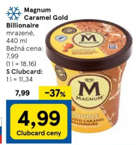 Magnum Caramel Gold Billionaire