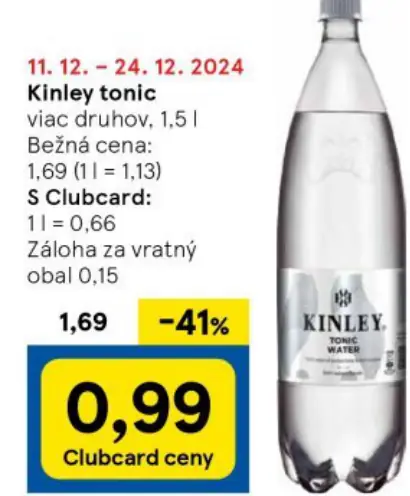 Kinley tonic