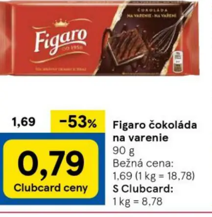 FIGARO Čokoláda na varenie