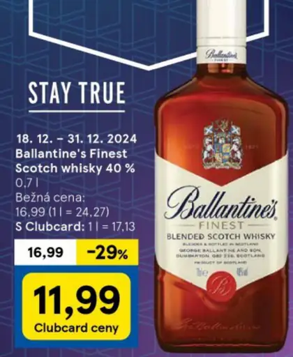 Ballantine's Finest Scotch whisky