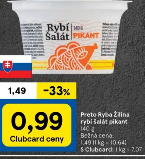 Rybí Šalat PIKANT