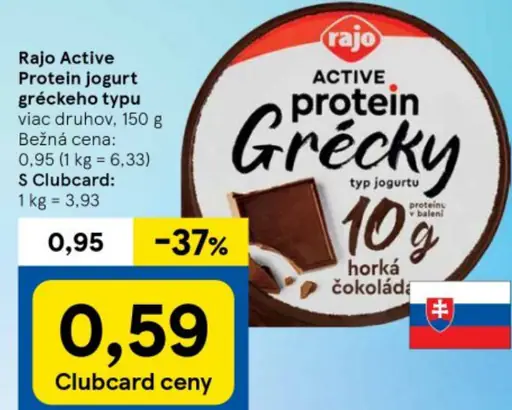 Rajo Active Protein jogurt gréckeho typu