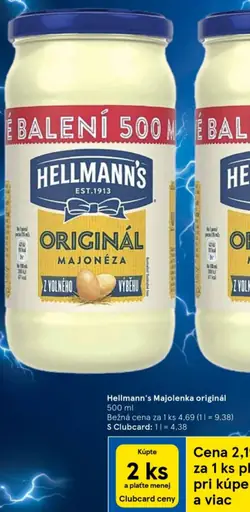 Hellmann's Majolénka originál