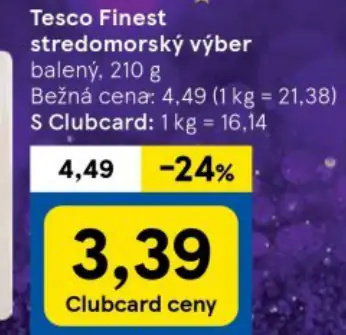 Tesco Finest stredomorský výber