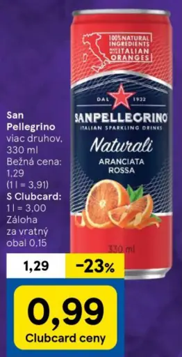 San Pellegrino Natural Aranciata Rossa