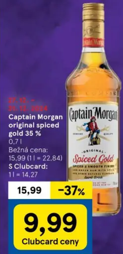 Captain Morgan original spiced gold 35 %