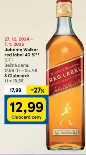 Johnnie Walker red label