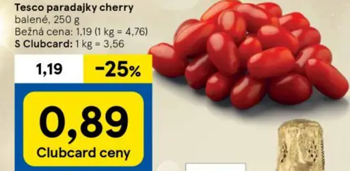 Tesco paradajky cherry