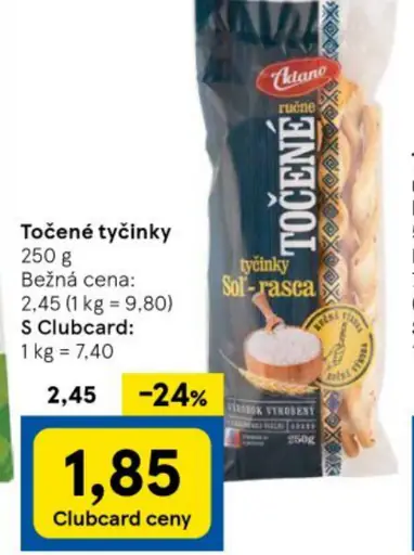 Točené tyčinky