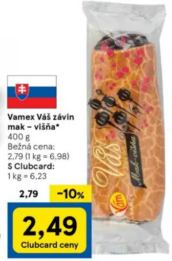 Váś závín mak - višňa